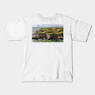 Star-shaped bastion walls of Suomenlinna fortress Kids T-Shirt